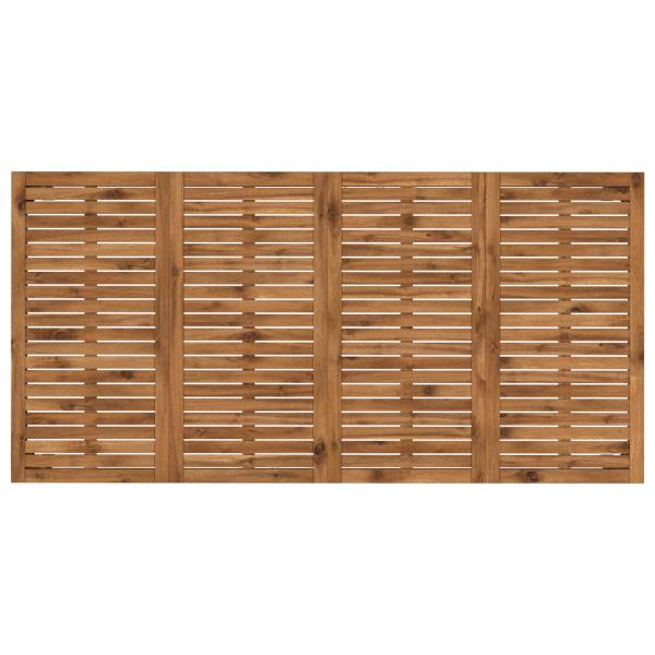 Gartentisch Natur und Kaffee 180 x 88,5 x 75 cm