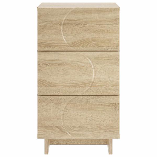 Nachttisch 2 stk. Sonoma-Eiche 33,5 x 34,5 x 60 cm