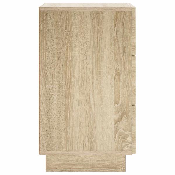 Nachttisch 2 stk. Sonoma-Eiche 33,5 x 34,5 x 60 cm