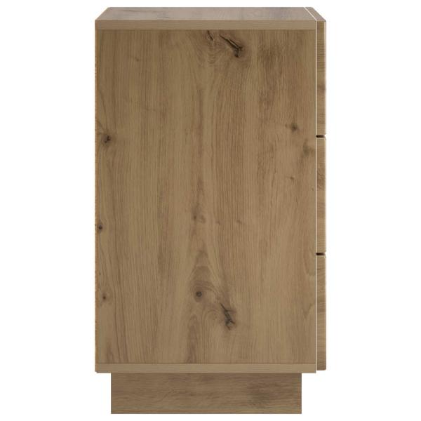 Nachttisch 2 stk. Artisan-Eiche 33,5 x 34,5 x 60 cm