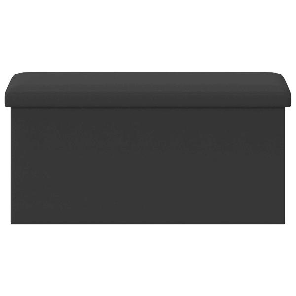 Klappbare Aufbewahrungsbank Grau 180 kg 80 L 77 x 38 x 38 cm