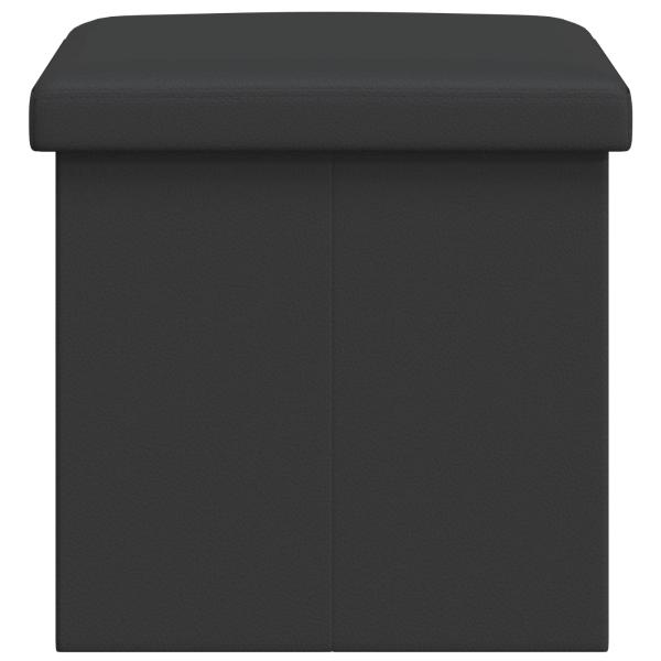 Klappbare Aufbewahrungsbank Grau 180 kg 80 L 77 x 38 x 38 cm