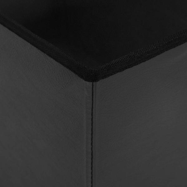 Klappbare Aufbewahrungsbank Grau 180 kg 80 L 77 x 38 x 38 cm