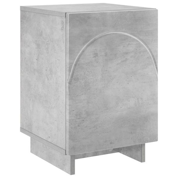 Nachttisch Betongrau 33,5 x 34,5 x 50 cm Holzwerkstoff