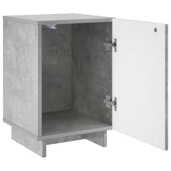 Nachttisch Betongrau 33,5 x 34,5 x 50 cm Holzwerkstoff
