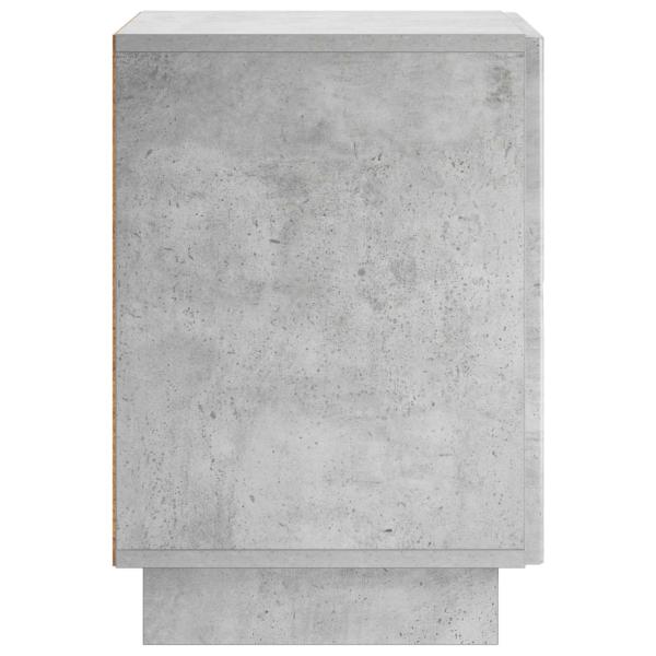 Nachttisch Betongrau 33,5 x 34,5 x 50 cm Holzwerkstoff