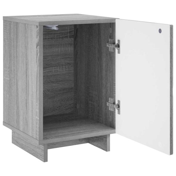 Nachttisch 2 stk. Sonoma-Grau 33,5 x 34,5 x 50 cm Holzwerkstoff