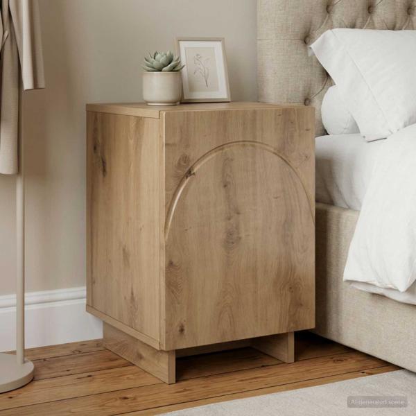 ARDEBO.de - Nachttisch Artisan-Eiche 33,5 x 34,5 x 50 cm Holzwerkstoff