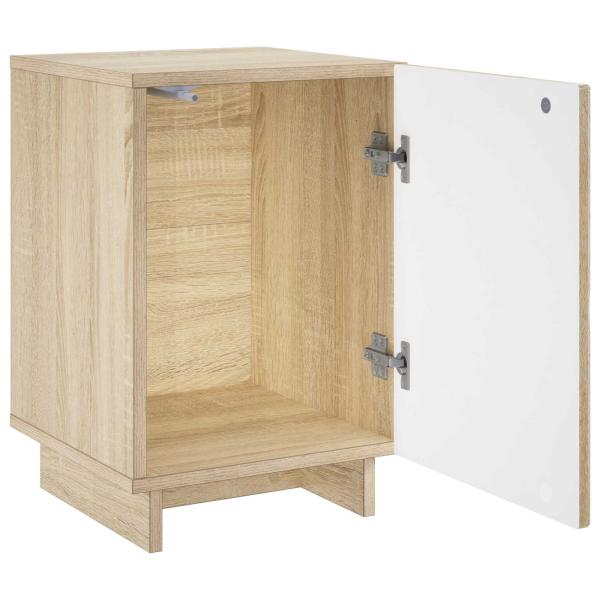 Nachttisch 2 stk. Sonoma-Eiche 33,5 x 34,5 x 50 cm