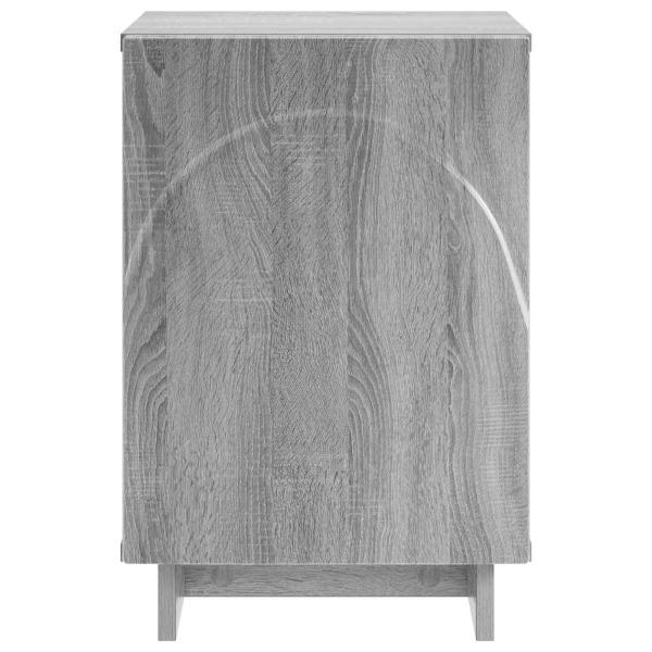 Nachttisch Sonoma-Grau 33,5 x 34,5 x 50 cm Holzwerkstoff