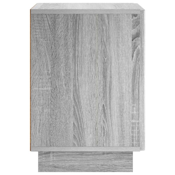 Nachttisch Sonoma-Grau 33,5 x 34,5 x 50 cm Holzwerkstoff