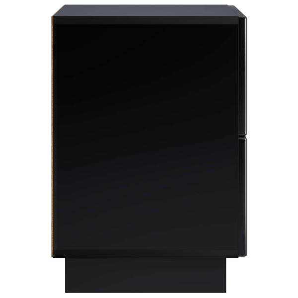 Nachttisch 2 stk. Schwarz 33,5 x 34,5 x 50 cm Holzwerkstoff