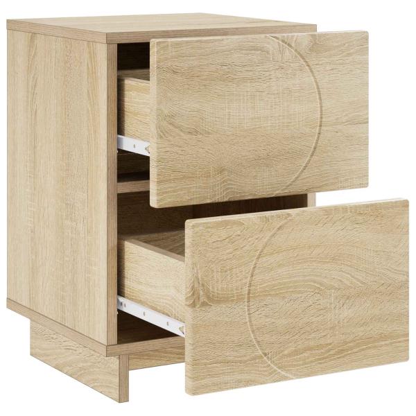 Nachttisch Sonoma-Eiche 33,5 x 34,5 x 50 cm Holzwerkstoff