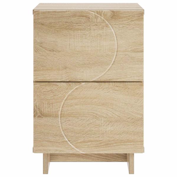 Nachttisch Sonoma-Eiche 33,5 x 34,5 x 50 cm Holzwerkstoff