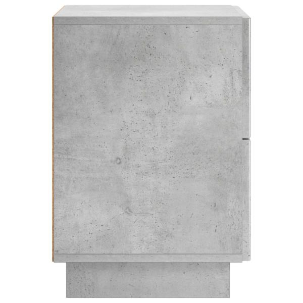 Nachttisch Betongrau 33,5 x 34,5 x 50 cm Holzwerkstoff