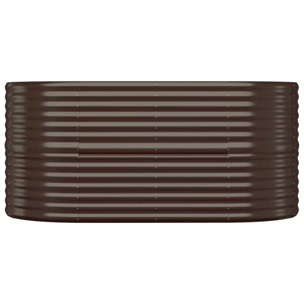 Hochbeet Verzinkter Stahl 152x80x68 cm Braun