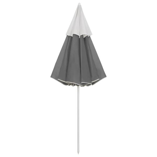 Strandschirm Anthrazit 300 cm