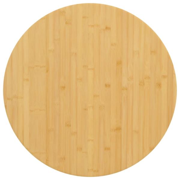 ARDEBO.de - Tischplatte Ø90x1,5 cm Bambus