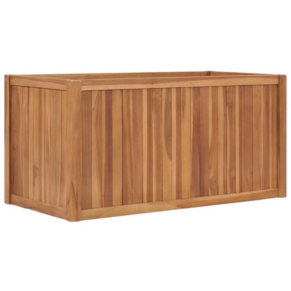 ARDEBO.de - Hochbeet 100x50x50 cm Massivholz Teak
