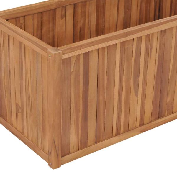 Hochbeet 100x50x50 cm Massivholz Teak