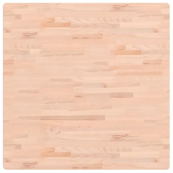 Tischplatte 90x90x2,5 cm Quadratisch Massivholz Buche