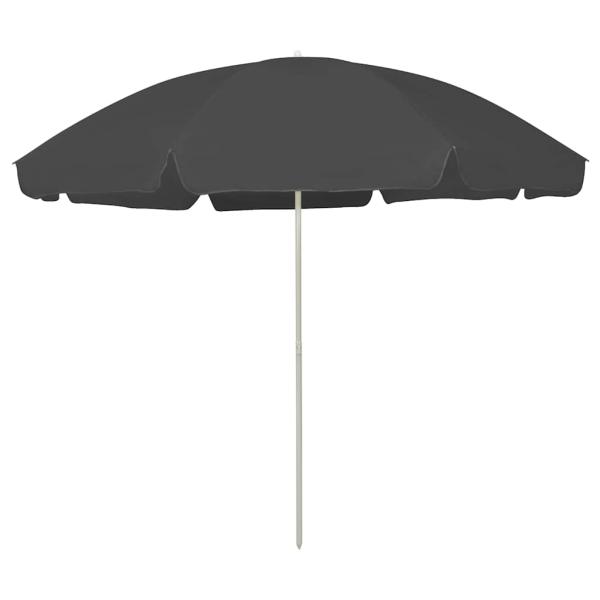 ARDEBO.de - Strandschirm Anthrazit 300 cm