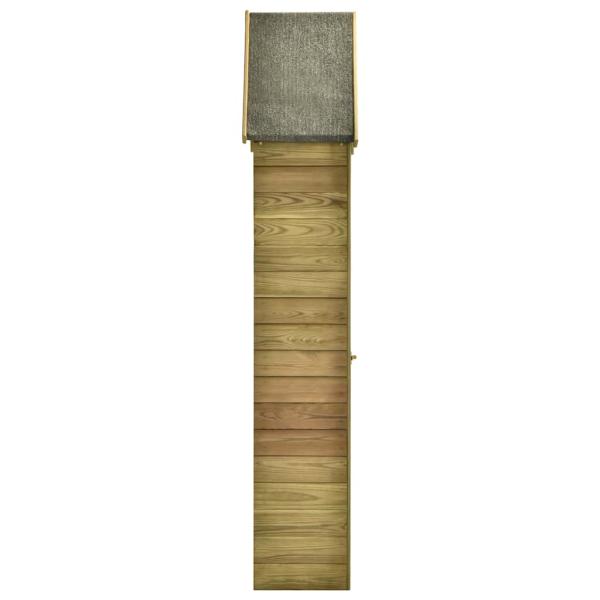 Garten-Geräteschuppen mit Tür 69,5x32x178 cm Kiefer Imprägniert