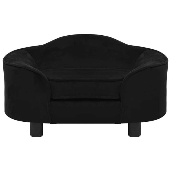 Hundesofa Schwarz 67x47x36 cm Plüsch