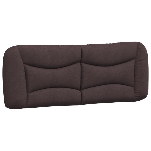 Bett mit Matratze "Hvar" Dunkelbraun 120x200 cm Stoff