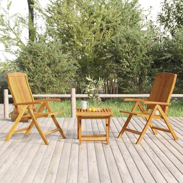 ARDEBO.de - 3-tlg. Garten-Lounge-Set Massivholz Teak