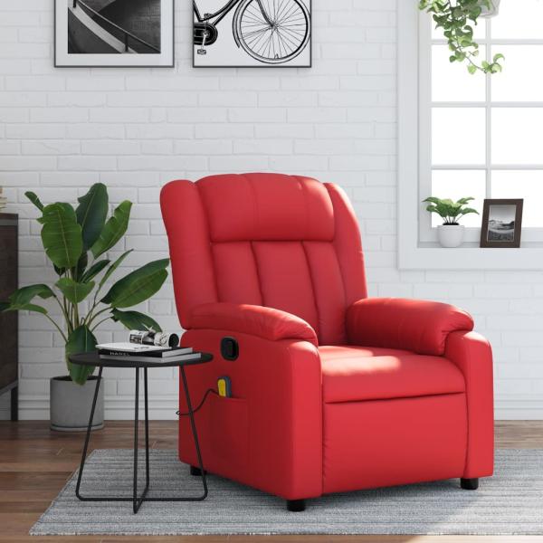 ARDEBO.de - Massagesessel Rot Kunstleder