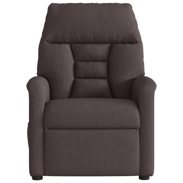 Relaxsessel Elektrisch Dunkelbraun Stoff