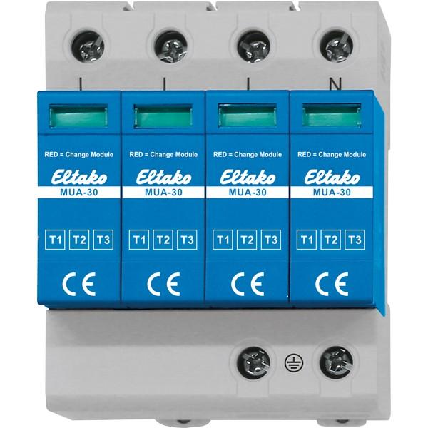 ARDEBO.de - Modularer Überspannungsableiter Typ 1+2 Tragschienenmontage MUA-30
