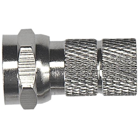 AXING F-Stecker mit Schraubanschluss CFS 1 für Kabel-Ø 6,5 mm (10 KTM)