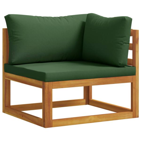 Sofa-Set 4 stk. Natur Massivholz Akazie