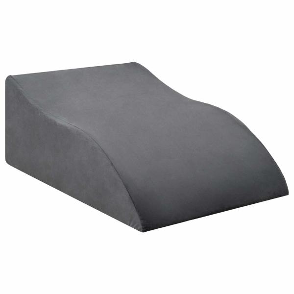 Beinkissen 68 x 41 x 24 cm PU-Schaum Grau