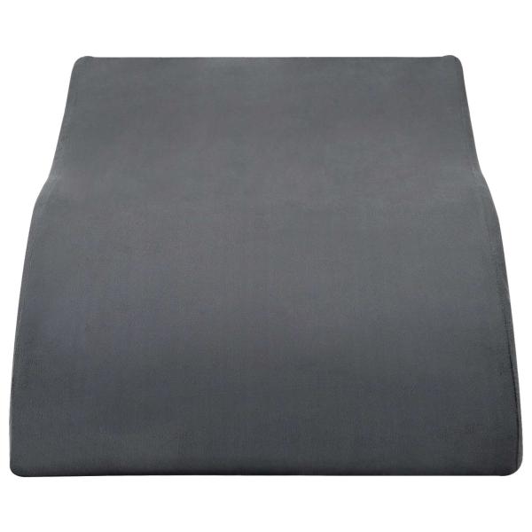 Beinkissen 68 x 41 x 24 cm PU-Schaum Grau