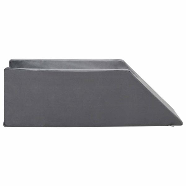 Beinkissen 68 x 25 x 21,5 cm Fest PU-Schaum Grau