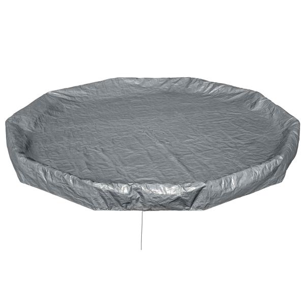 Bestway Poolabdeckung Ø3,05 m Rund Polyester Grau