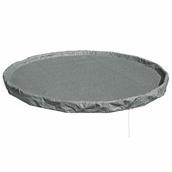 Bestway Poolabdeckung Ø4,57 m Rund Polyester Grau