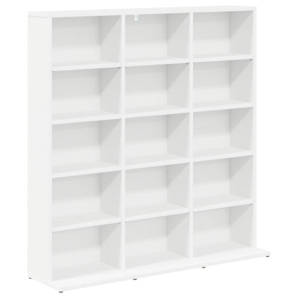 CD Regal Wei? 96 x 23,5 x 97,5 cm Holzwerkstoff