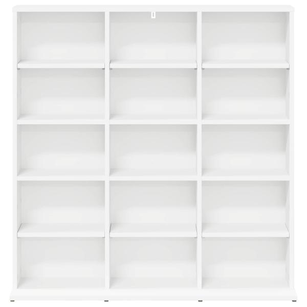 CD Regal Wei? 96 x 23,5 x 97,5 cm Holzwerkstoff