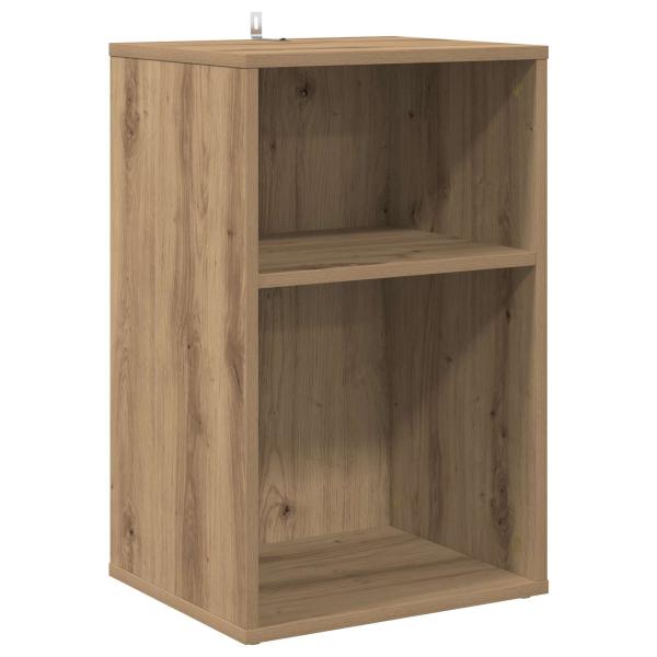Schallplattenschrank Artisan-Eiche 38 x 33 x 61 cm