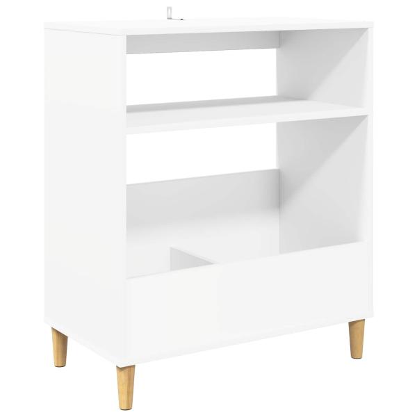 Plattenspieler Stand Wei? 71 x 39,5 x 83 cm Holzwerkstoff
