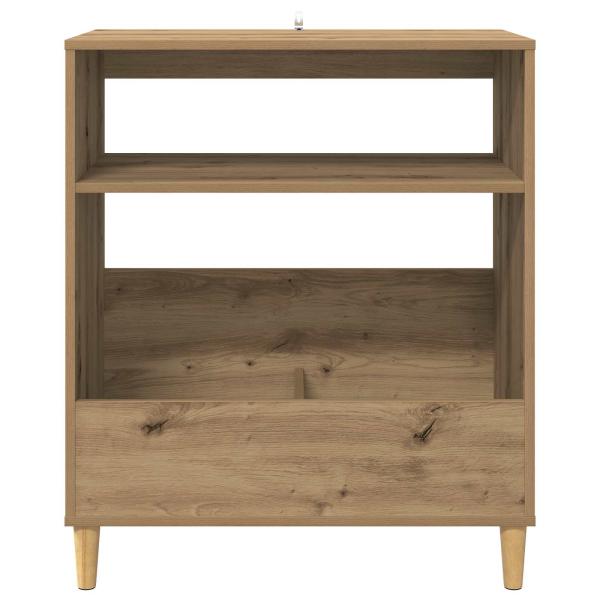 Plattenspieler Stand Artisan-Eiche 71 x 39,5 x 83 cm