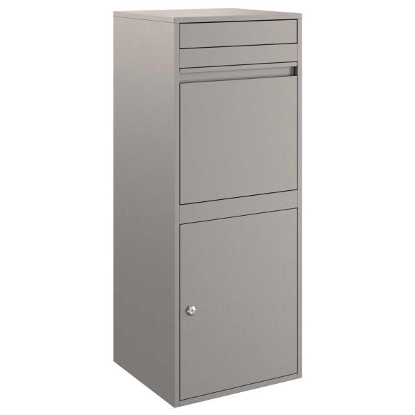 Paketdrop-Box Rostoptik 41 x 38 x 103 cm Wetterfeststahl