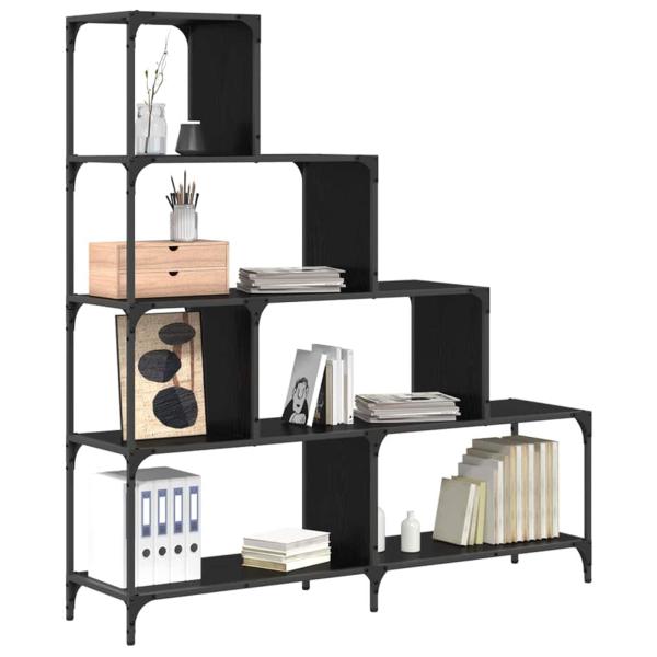 Bücherregal 4 Ebenen 139 x 33,5 x 149 cm Holzwerkstoff