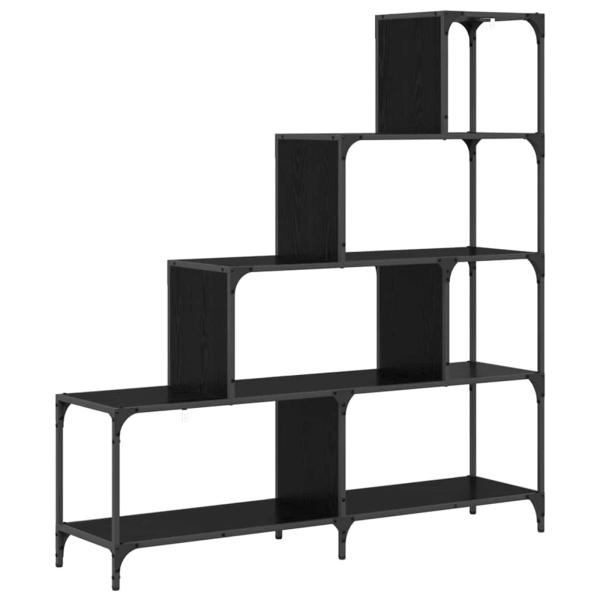 Bücherregal 4 Ebenen 139 x 33,5 x 149 cm Holzwerkstoff