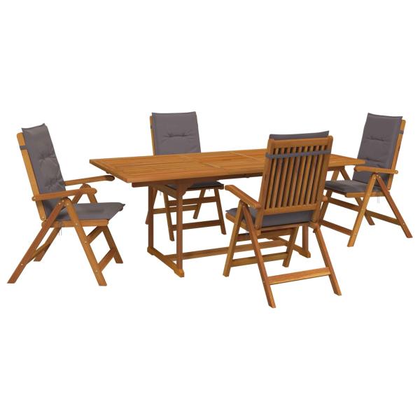 Essgruppe f?r drau?en mit Sonnenschirm 6 stk. 4-Sitzer