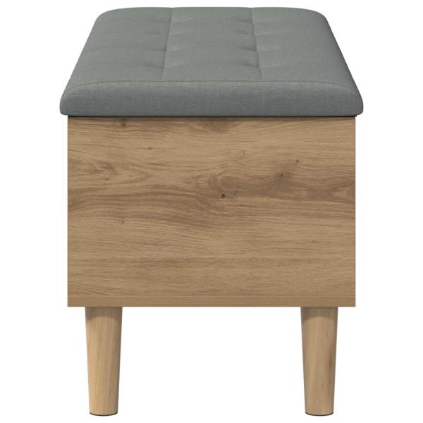 Aufbewahrungsbank mit Kissen Artisan-Eiche 102 x 42 x 46 cm